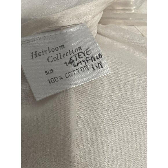 Strasburg Girl's Heirloom Collection Size 14 DRESS Light Pink Embroidered Collar - Picture 4 of 9